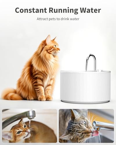 12+12 Pack Ceramic Cat Water Fountain Filters Replacement