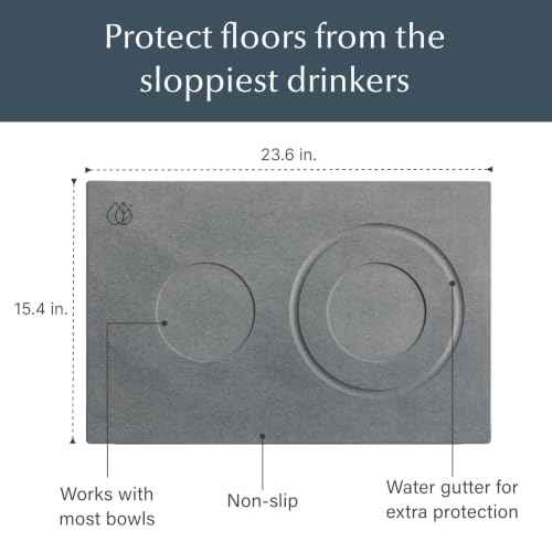 Home Dog Bowl Stone Drying Mat