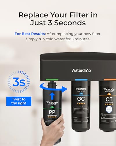 WD 10PP Water Filter Replacement for Waterdrop TSA & TSB & TSA
