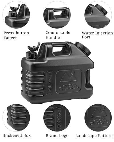 3.5 Gallon Camping Water Jug with Spigot