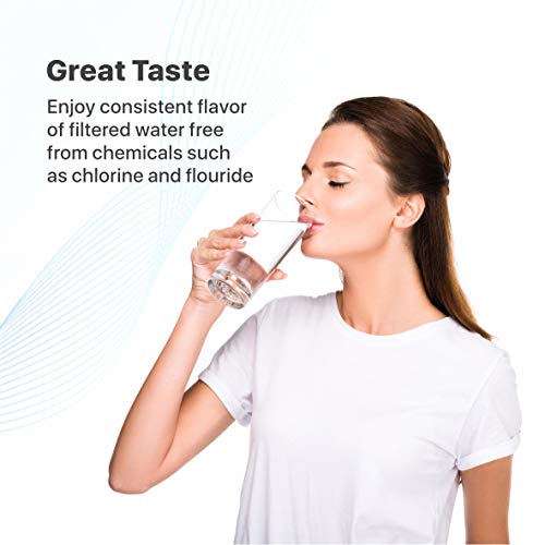 RF263TEAESG AA Replacement for Samsung Fridge Water Filter Compatible with Samsung RF23J9011SG (3 Count)