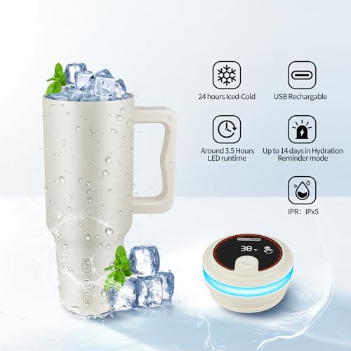 Smart Water Bottle with LED Hydration Reminder