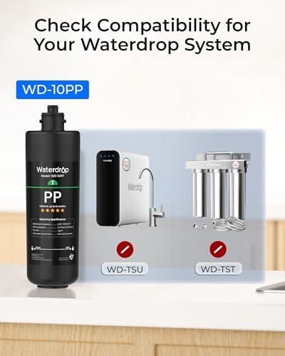 WD 10PP Water Filter Replacement for Waterdrop TSA & TSB & TSA
