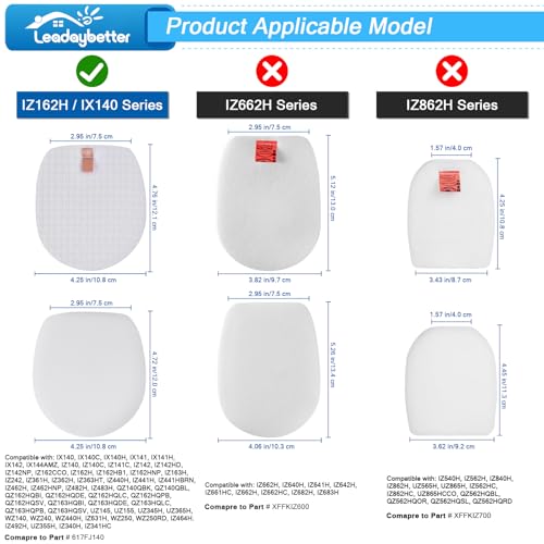 IX141 Filter Replacement for Shark Rocket Pro Cordless Vacuum (11 Count)