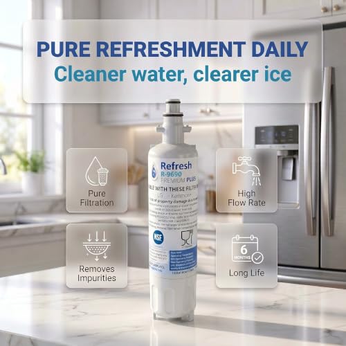 Refresh Refrigerator Water Filter Replacement for LG LT700P
