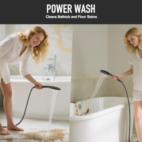 11.8“ Rain Shower Head with Handheld (2 Count)