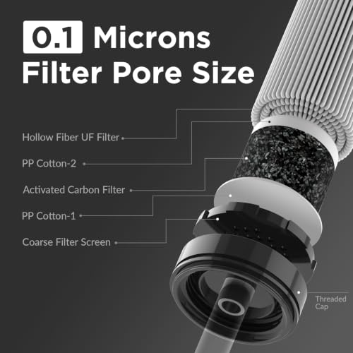 Personal Water Filter Straw with an Official Carry Case