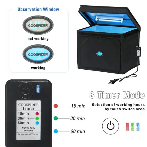 Large UVC Sanitizer Box with Ozone