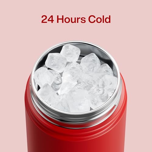 Insulated Water Bottle with Straw Stainless Steel Water Bottle