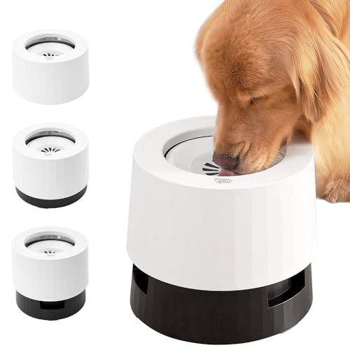 Raised 95oz Slow Drinking Dog Water Bowl No Spill Medium Large Breed