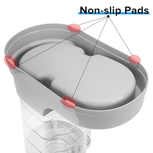 9.5L Dog Feeder and Water Bowl Set for Dog
