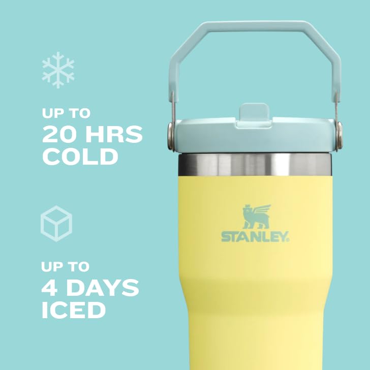 IceFlow Flip Straw Tumbler with Handle 30 oz