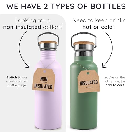 24 oz Metal Water Bottle