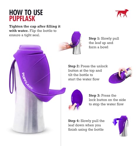 PupFlask Large Dog Water Bottle