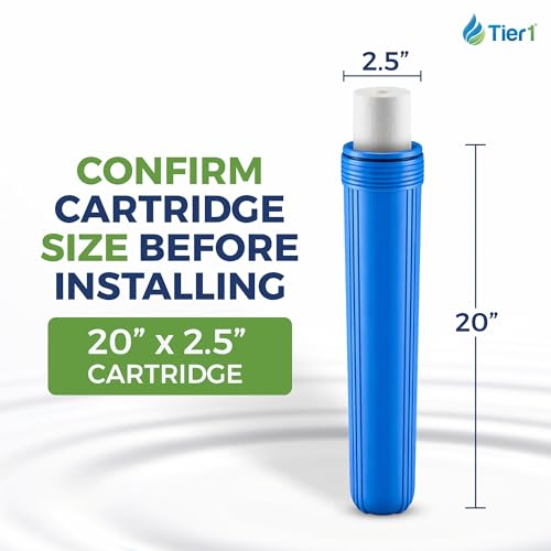 1 Micron 2.5" × 20" Whole House Sediment Water Filter (25 Count)