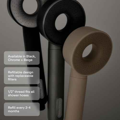 Hard Water Shower Head Filter in Chrome