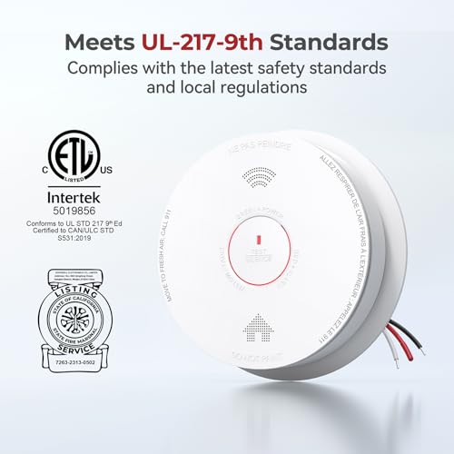 Siterlink Hardwired Smoke Detector and Carbon Monoxide Detector 6 Pack