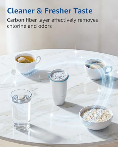 Replacement for Zero Water Pitchers and Dispenser ZR (6 Count)