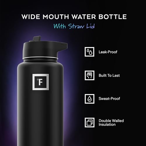 Camping & Hiking Hydration Flask with Straw