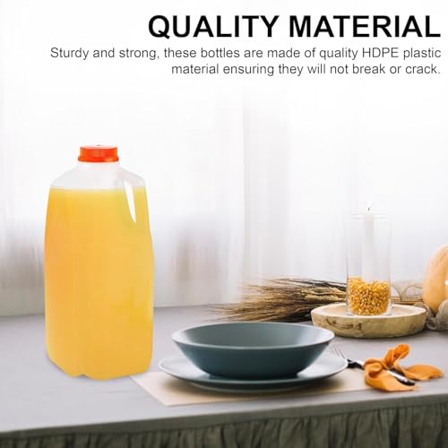 64 Oz. Empty HDPE Plastic Juice (60 Count)