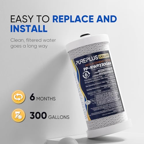 WF1CB NSF 401 & 53 & 42 Certified Replacement for Frigidaire PureSource WFCB (2 Count)
