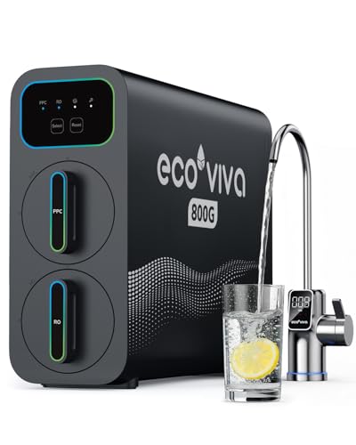 E8 800GPD Compact Reverse Osmosis System 800 GPD Fast Flow RO Water Filter