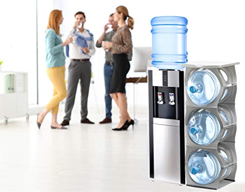 Stackable Water Bottle Storage Rack Best Water Jugs 5 Gallon Organizer. Jug Holder for Kitchen
