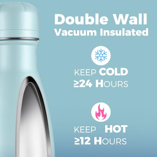 17oz Insulated Stainless Steel Water Bottle