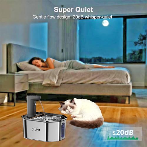 Cat Water Fountain Stainless Steel