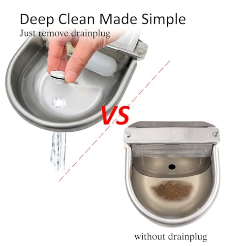 Automatic Water Dispenser for Dog Water Bowl Dispenser Large Size Stainless