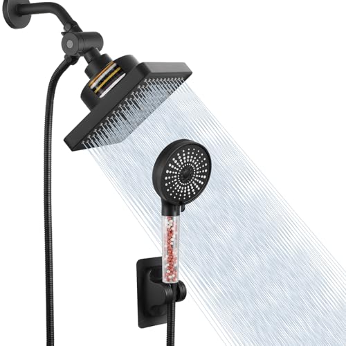Filtered Shower Head with Handheld Combo