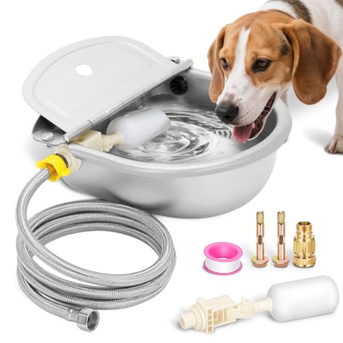 Automatic Animal Drinking Water Bowl with Float Valve