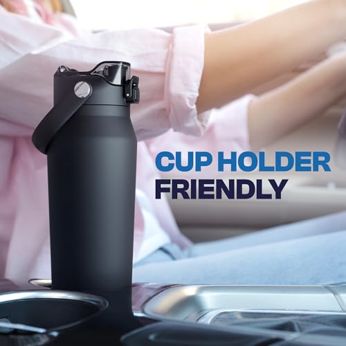 Bottle Buddy 16 oz Insulated Water Bottle with Straw & Chug Lid