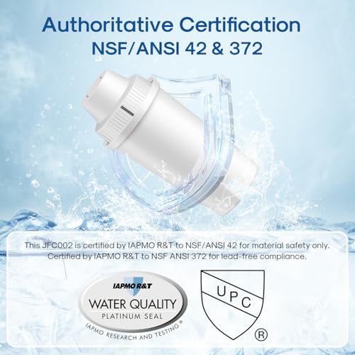 Pitcher Water Filter Replacement for Brita® Standard Water Filter (4 Count)