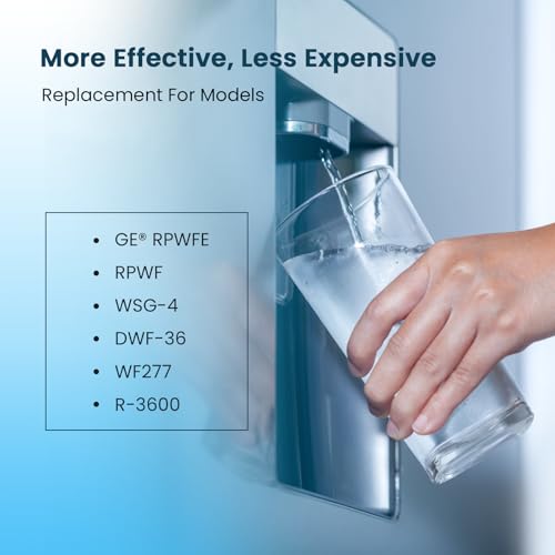 RPWFE Refrigerator Water Filter (4 Count)