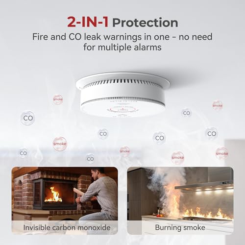 Siterlink Hardwired Smoke Detector and Carbon Monoxide Detector 6 Pack