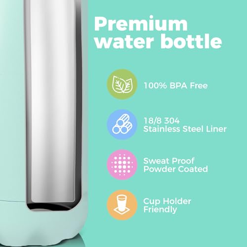 17oz Insulated Water Bottles MultiPack (4 Count)