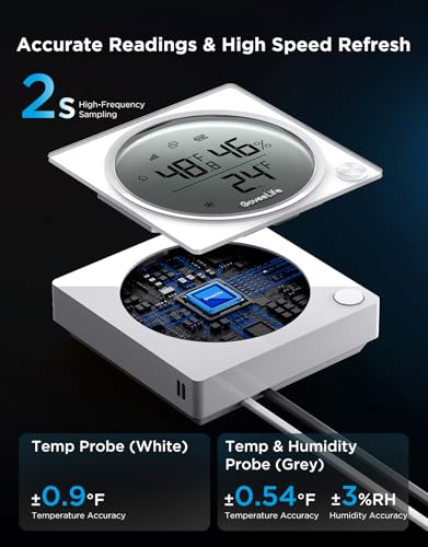2.0 WiFi Refrigerator Thermometer Dual Probes