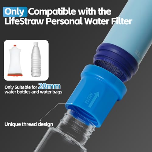 6 Pcs Water Filter Coupling Compatible with LifeStraw (6 Count)