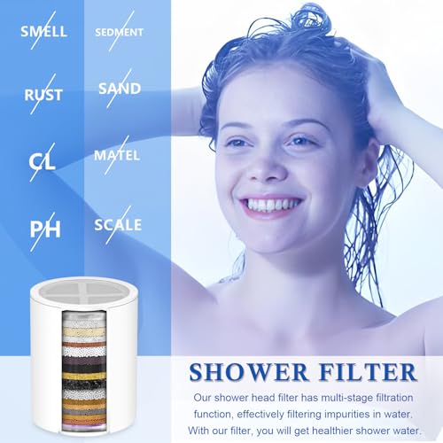20 stages Shower Filter Compatible for Aqua bliss SF100 (2 Count)