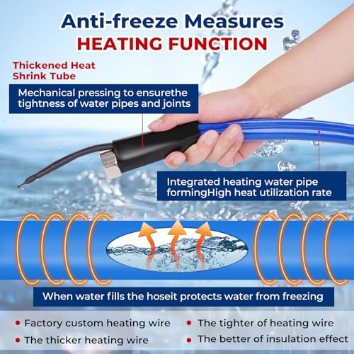 50FT Heated Water Hose for RV