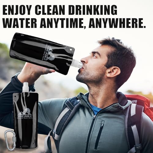 17oz Collapsible Water Bottles (6 Count)