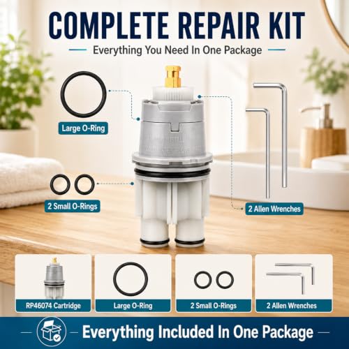 2 Pcs RP46074 Delta Shower Cartridge Compatible with Delta 13