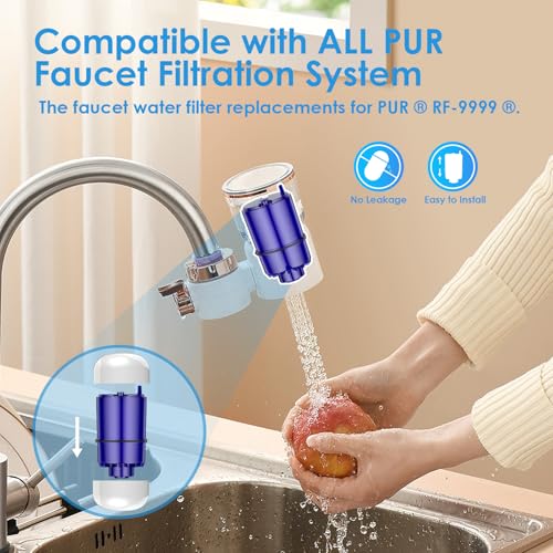 Faucet Water Filter Replacement Fit for All PUR (2 Count)