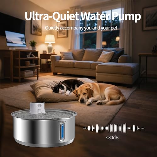 Wireless Dog Water Fountain (56.1209 Ounce)