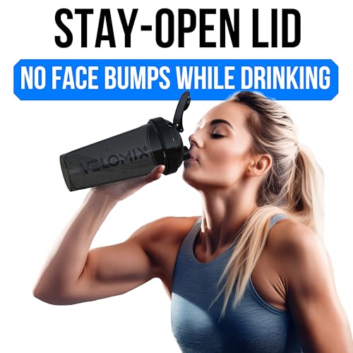 2 Pack 28oz Protein Shaker Bottle for Protein Mixes (2 Count)