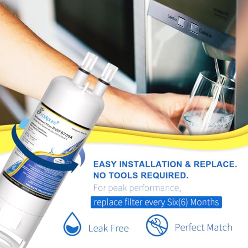 WHR1RXD1 Refrigerator Water Filter Replacement for EDR1RXD1