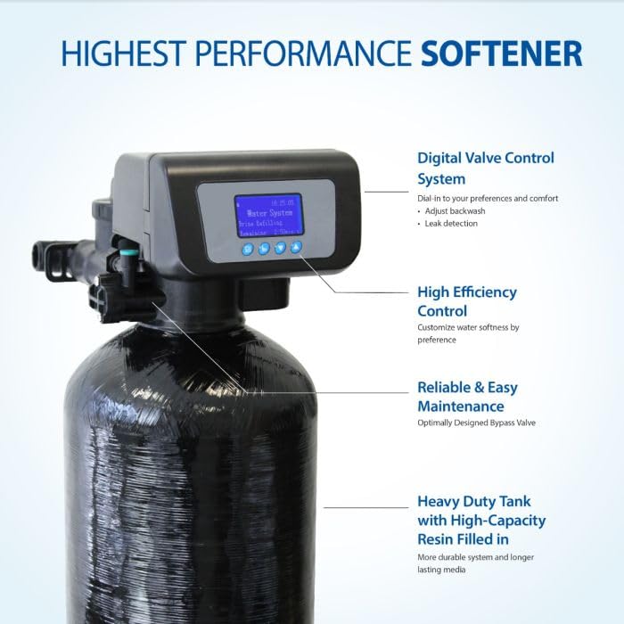 WH-SOFTENER-45-FG Reverse Osmosis System, 45K Grains, Bundle