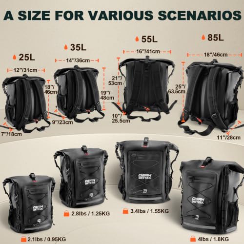 Waterproof Backpack Dry Bag 35L