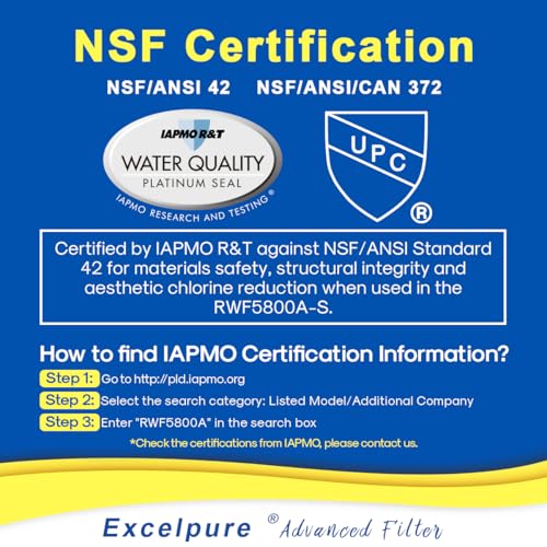 RWF5800A Refrigerator Water Filter Compatible with Frigidaire EPTWFU01